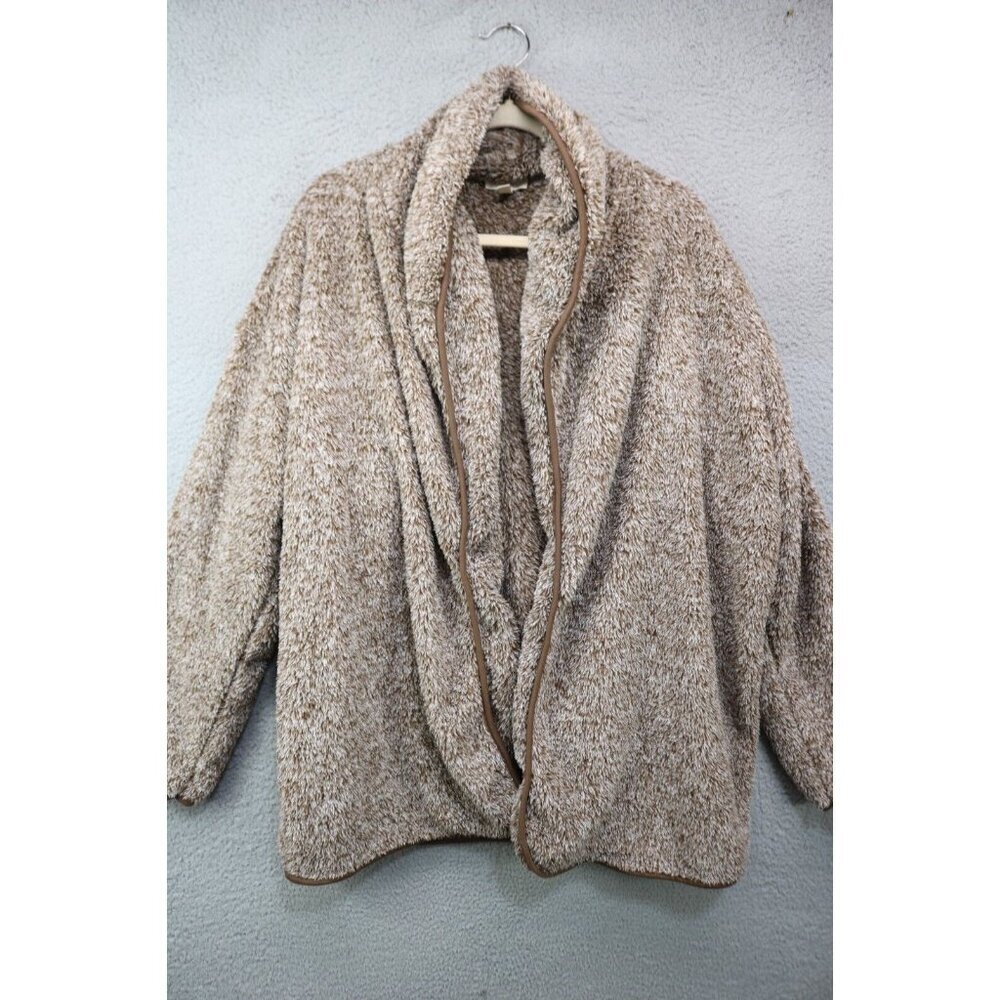Como Blu Plush Fleece Open Front Cardigan-Size XL/Tall-Faux Fur-Soft Comfy Boho